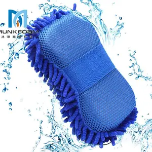 Hot sale High durability microfibre sponges ultimate microfiber chenille car wash sponge