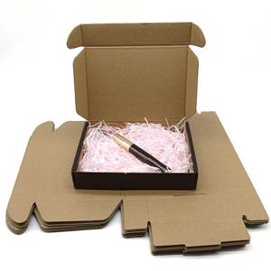 Bestseller Recycelte Versandkartons mit Eigenem Logo für Modeversand Hochwertige Schwarze Verpackungs-Papierbox - Product Image 5