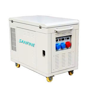 Generadores móviles grandes de cuatro cilindros, generador diésel de gasolina de combustible dual, conjunto generador de caja de bajo ruido silencioso, alternador de dínamo - Product Image 4