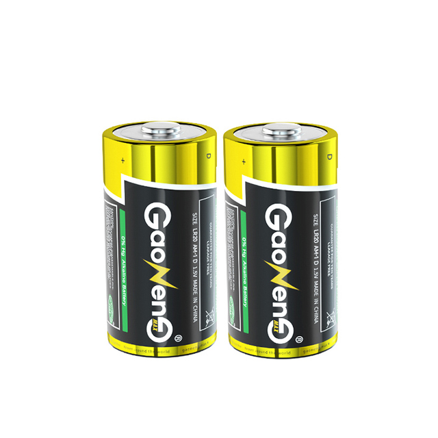 Factory Supply 1.5v D Type Lr20 Zinc Alkaline Battery with High Quality