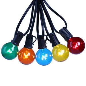 Top Ten Selling 25 Foot Globe String Lights Multicolor G40 Bulb C7 Strands