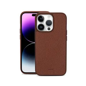 Custodie Sottili per Cellulari in Pelle PU Premium con Logo Personalizzato Antiurto per <span class=keywords><strong>iPhone</strong></span> 15 14 <span class=keywords><strong>13</strong></span> Pro Max 12 <span class=keywords><strong>Mini</strong></span> 11 di Lusso - Product Image 1