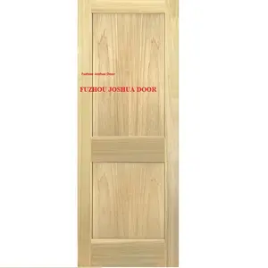 الصلبة توليب الحور المسطحة بعثة الداخلية الأبواب شاكر 2 لوحة مربع باب داخلي جميلة الحور الخشب الأبواب