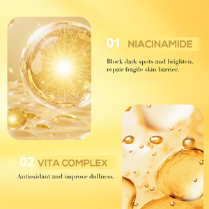 Sérum visage anti-rides et anti-âge éclaircissant à la niacinamide et à la vitamine C - Product Image 3