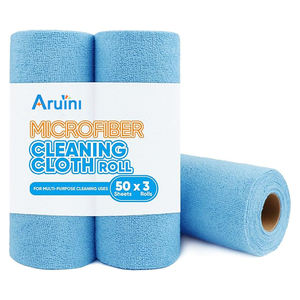 Microfiber Cleaning Cloth Roll BlueShop Towels Sheets Washable, MicrofiberTowels for Cars Reusable <strong>PaperTowel</strong> for House Kitchen - Product Image 1