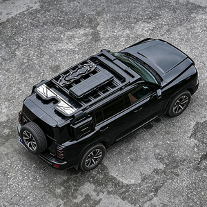 Aluminum Car Roof Luggage Rack Baskets Side Ladder Side Box Side Tent Roof Box Loading Series for Haval H9 - Product Image 4