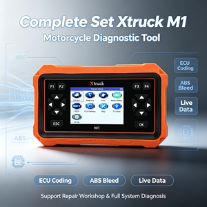 Juego Completo de Herramientas de Diagnóstico para Motocicletas Xtruck M1, Compatible con Codificación de ECU, Purga de ABS y Datos en Tiempo Real para Talleres de Reparación - Product Image 1