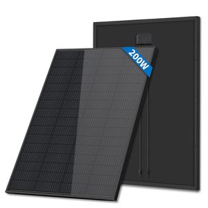 AHONY Panneau solaire 200 W monocristallin photovoltaïque noir complet 200 Watt <span class=keywords><strong>pour</strong></span> système de balcon abri de jardin <span class=keywords><strong>camping</strong></span>-<span class=keywords><strong>car</strong></span> bateau - Product Image 1