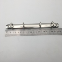 Mécanisme de reliure métallique SHUOKE SK1454 PR210.4.19.20 format A5, 4 anneaux, 19 mm