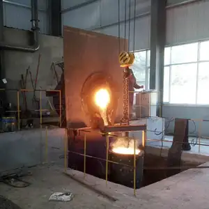 Induction heating smelting furnace small induction brass steel iron melting furnace