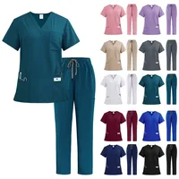 Meilleures ventes : Uniformes médicaux personnalisés avec logo, blouses d'hôpital de qualité supérieure, tissées, confortables, respirantes, unisexes