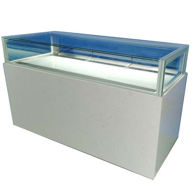 Square Glass Bakery Pastry/ Chocolate Display Cabinet Cake Fridge
