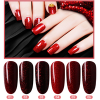 Byhyne — kit de vernis à ongles gel, 6 couleurs, à paillettes uv, nouvelle collection