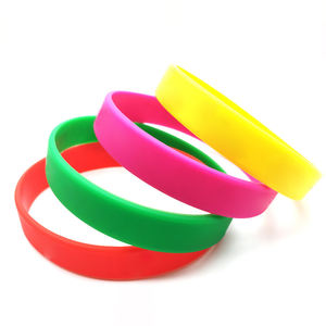 Beco-wristbands סיליקון ריק ידידותי לסביבה מופנקת צמיד גומי כהה - Product Image 6