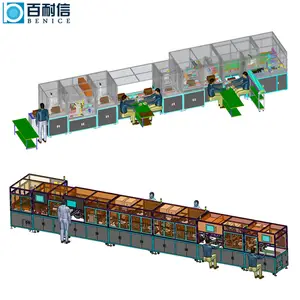 Customized automatic lithium-ion battery assembly line for battery pack battery assembly line