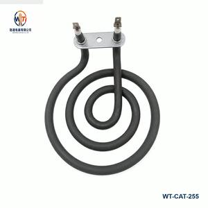 WT-CAT-255 Elemento Calefactor Tubular Espiral Compacto de Acero Inoxidable de 220V 700W Personalizado para Placa Calefactora Eléctrica - Product Image 1