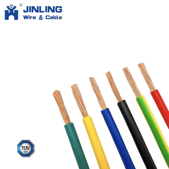 Single Core Copper CE TUV Certified 1.5mm 2.5mm 4mm 6mm 10mm Thhn House Building Electrical Cable Wire