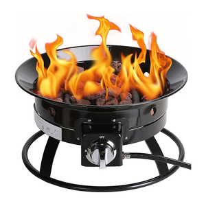 Pozzo del fuoco esterno portatile in acciaio inox rotondo pozzo del fuoco a <span class=keywords><strong>Gas</strong></span> per i partiti propano combustibile per lo spazio esterno