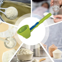Cuillère doseuse multifonctionnelle moderne et simple en plastique pour protéines en poudre, anti-déversement, pour café, lait en poudre, anti-fuite, pour albumine d'œuf