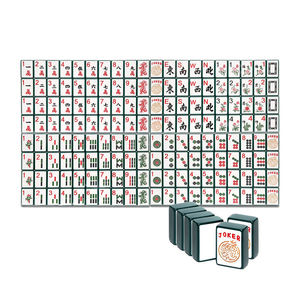 Vintage Custom Multi-Color Acrylic American Mahjong Tiles 160 Pieces Portable <b>Entertainment</b> Set for 4 Players - Product Image 5