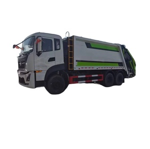 Dongfeng Cargador trasero Camión compactador de basura Camión de basura - Product Image 1