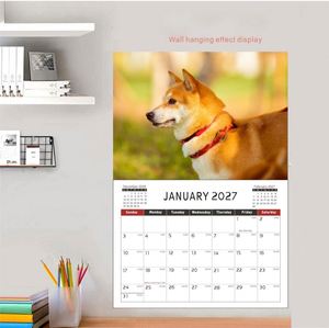 Custom Print 2026 <b>Wall</b> Calendar-High Quality <b>Desk</b> Advent Calendar Business Gift - Product Image 2