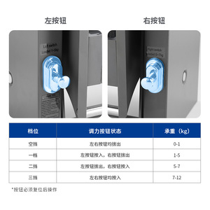 Unihopper Phantom Hanging Cabinet Storage Basket Double Layer Pull <b>Down</b> Mechanism 600 800 900 Cabinet Durable - Product Image 5