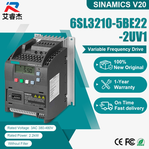 Nuevo Variador de Frecuencia Original 6SL3210-5BE22-2UV1 Trifásico SINAMICS V20 380-480V 3AC 2.2KW Inversor VFD - Product Image 1