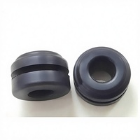 Bouchons d'oeillets en caoutchouc de silicone de haute qualité, joint noir, œillets de câblage, customisation