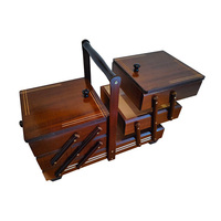 Boîte personnalisée en bois massif, support sur mesure fait main en noyer, boîte à poker pliable, organisateur de bijoux, présentoir