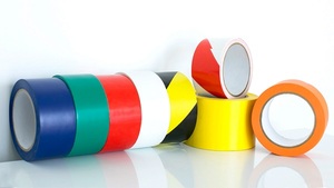 Nhiệm vụ nặng nề tùy biến phản xạ chống tĩnh cảnh báo bảo vệ an toàn PE PVC sàn đánh dấu phân giới Băng - Product Image 2