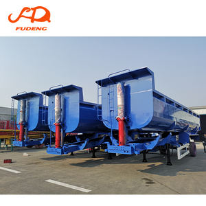 Semirremolque Volquete Trasero de 3 Ejes de Alta Capacidad de Carga, Semirremolques Volquete de Descarga Trasera, Remolque Volquete para Residuos de Minería - Product Image 4