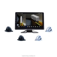 Multifonctionnel 4G Wifi 360 Degrés Vue 10 pouces IPS Affichage Vision Nocturne GPS Navigation Truck Monitoring MDVR