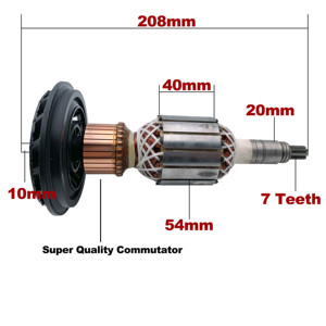 AC220V-240V Anker Rotor Anker für Abbruch Hammer GSH11E GSH 11E GBH11DE GBH <span class=keywords><strong>11DE</strong></span> (110V jetzt verfügbar) - Product Image 2