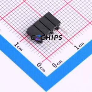 SSA-104-S-T Pin Socket Through hole Component (THT),P=2.54mm Connector 2.54mm Through Hole Single Row 4P - Product Image 2
