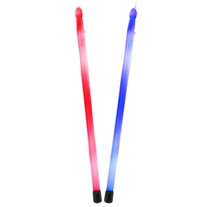 Venta al por mayor SLADE LED intermitente Color luces goma transparente acrílico plástico tambor <span class=keywords><strong>baquetas</strong></span> 5A punta <span class=keywords><strong>baquetas</strong></span> - Product Image 2