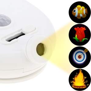 Luz Nocturna Proyector de Inodoro con Forma de Tazón, Luz Proyectora de Imágenes Activada por Movimiento - Product Image 2