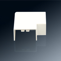 Raccord d'angle plat pour gaine rigide en PVC, protection de câbles électriques, résistant aux UV et ignifuge