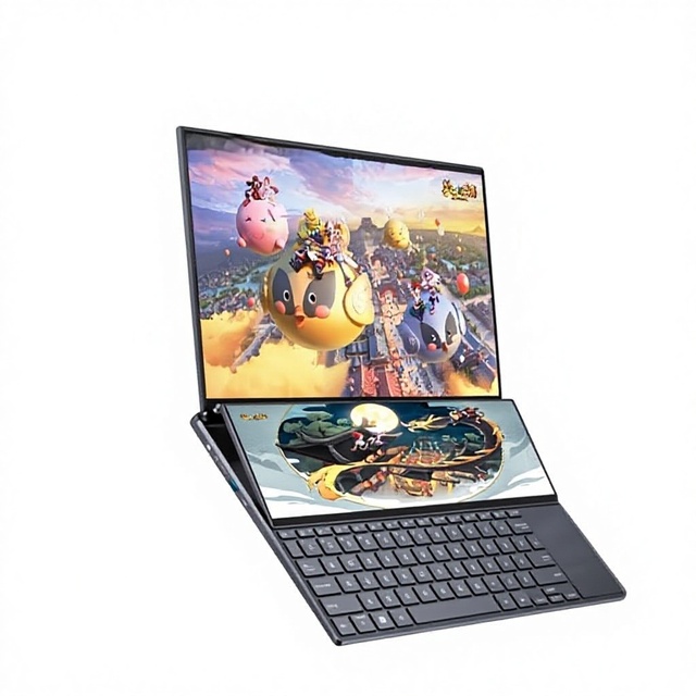 Dual-Screen Laptop Design Ultra-Thin Notebook Core I7 Touchscreen Full HD Integrated Graphics SSD No Optical Drive Office Study