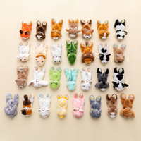 Boneka Kelinci Plushie Seri Pesta Berumbai Ukuran Genggaman Tangan, Bahan Polyester PP Cotton, Beraroma, Hadiah Boneka Tidur, Impor