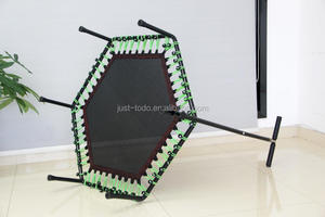 Trampolín Hexagonal de 50 Pulgadas para Gimnasio, con <span class=keywords><strong>Bungee</strong></span> de Seguridad para Adultos, para Ejercicio en Interiores - Product Image 3
