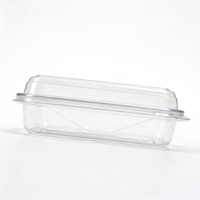 Emballages personnalisés, sûrs, jetables, recyclables, boîtes en plastique transparentes pour biscuits, gâteaux, pain, salades, emballages de boulangerie en PET avec couvercles
