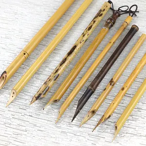 2023 Antique Calligraphy Pen Bamboo bf dip pen bamboo arabic calligraphy qalams Java Bamboo Reed pens