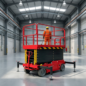 Plataforma Elevadora <span class=keywords><strong>de</strong></span> Tijera Móvil Autopropulsada <span class=keywords><strong>de</strong></span> Acero Inoxidable <span class=keywords><strong>de</strong></span> Alta Calidad con Altura Ajustable, Capacidad <span class=keywords><strong>de</strong></span> 100 kg - Product Image 5