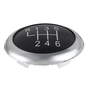 Car Gear <b>Knob</b> Aluminum Alloy 6-Speed Manual <b>Shift</b> Cover For Volkswagen Passat Black Rustproof - Product Image 4