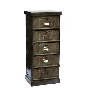 Armoire à tiroirs industrielle en métal de style antique pour atelier à domicile, bureau, magasin d'appartement avec glissière de tiroir accessoire - Product Image 1