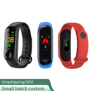 Pulsera de reloj inteligente m4 m5s, reloj inteligente con detección del ritmo cardíaco, seguimiento de la salud, personalización por lotes pequeños, resistente al agua ip67, 2021