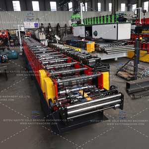 Máquina Perfiladora de Canalones de Acero de Color con Certificación CE, Dispositivo de Corte Hidráulico, Motor y Bomba, Espesor de 1.5-2.0 mm - Product Image 4