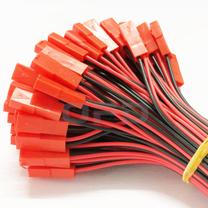Câble de borne mâle JST-2P 10 cm, connecteur automobile 2 broches pas de 2,45 mm, fil de connexion <span class=keywords><strong>LED</strong></span>, fil de borne ignifuge JST-2P - Product Image 5