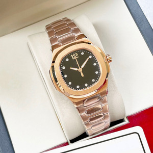 <span class=keywords><strong>Montre</strong></span> de luxe pour femme, sport et affaires, en acier inoxydable, cadran rose nacre, lunette sertie de diamants, mouvement à quartz, 41 mm, <span class=keywords><strong>montre</strong></span>-bracelet pour femme - Product Image 6